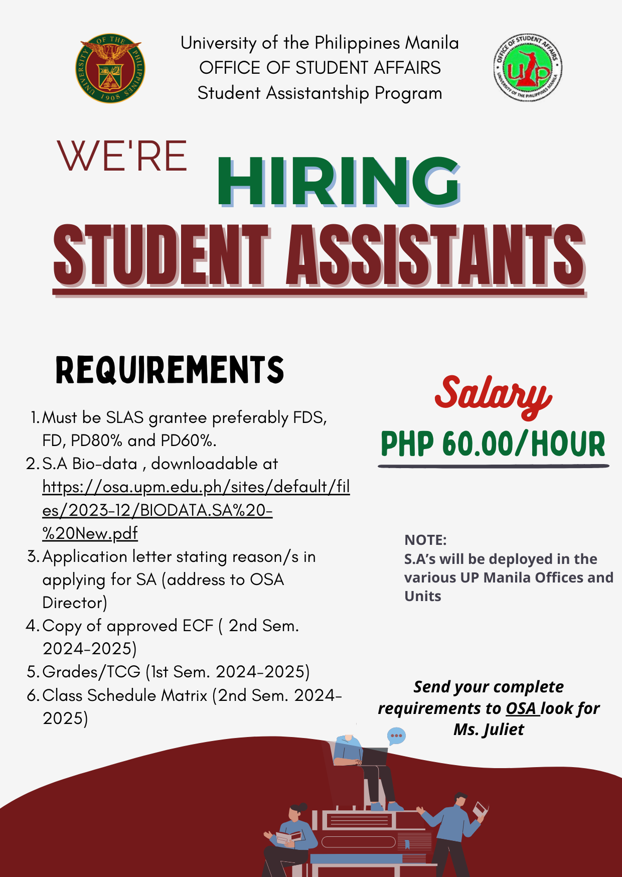 S.A Hiring