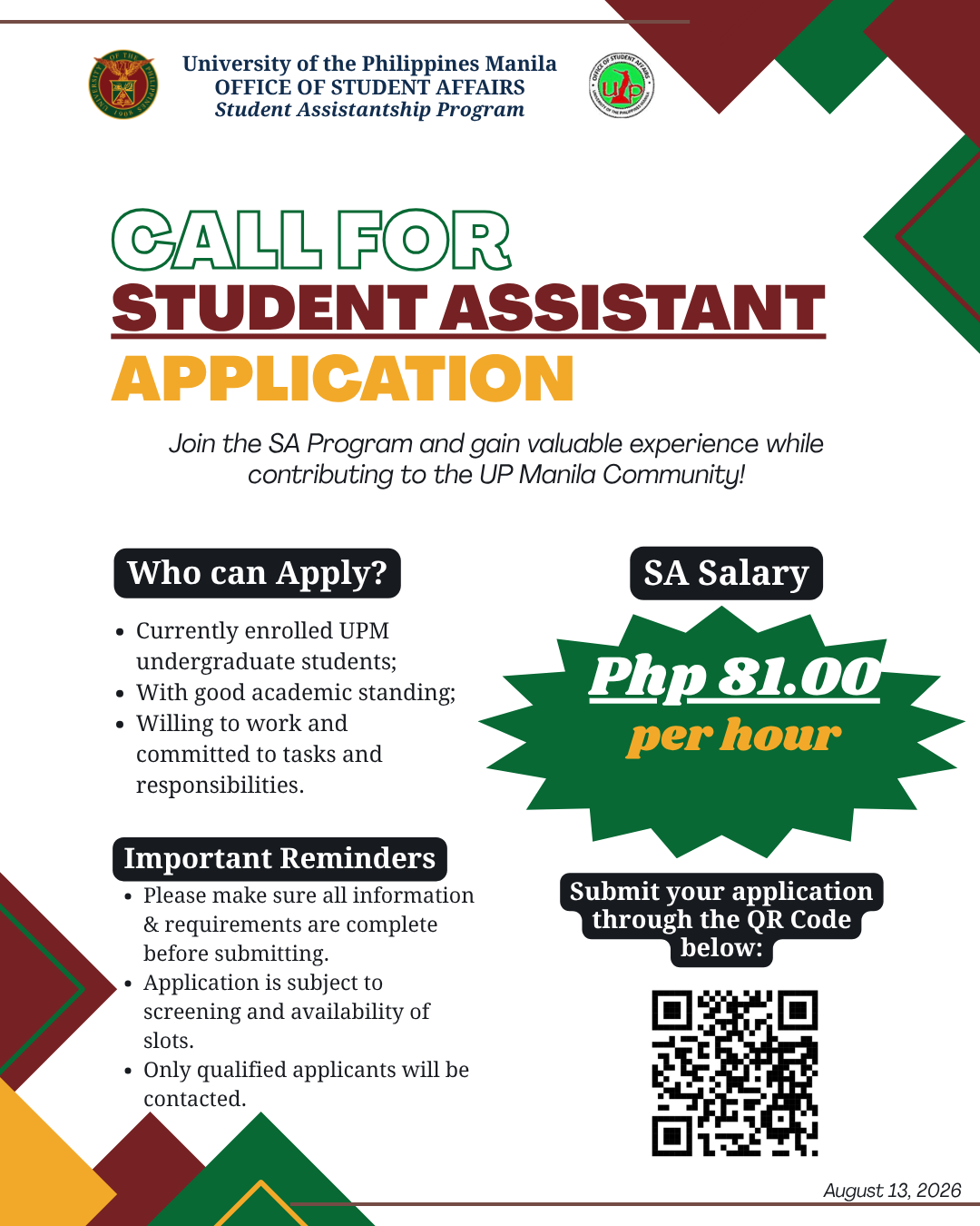 SA Application