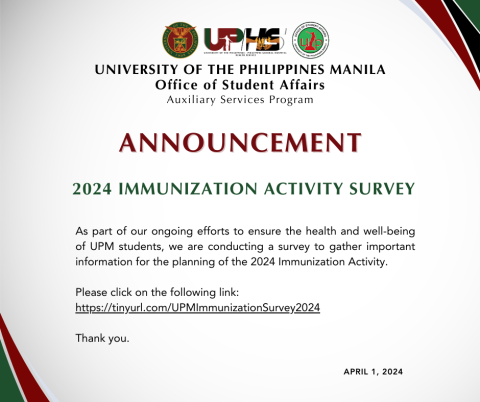 2024 Immunization Activity Survey