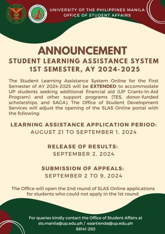 SLAS AY 2024-2025